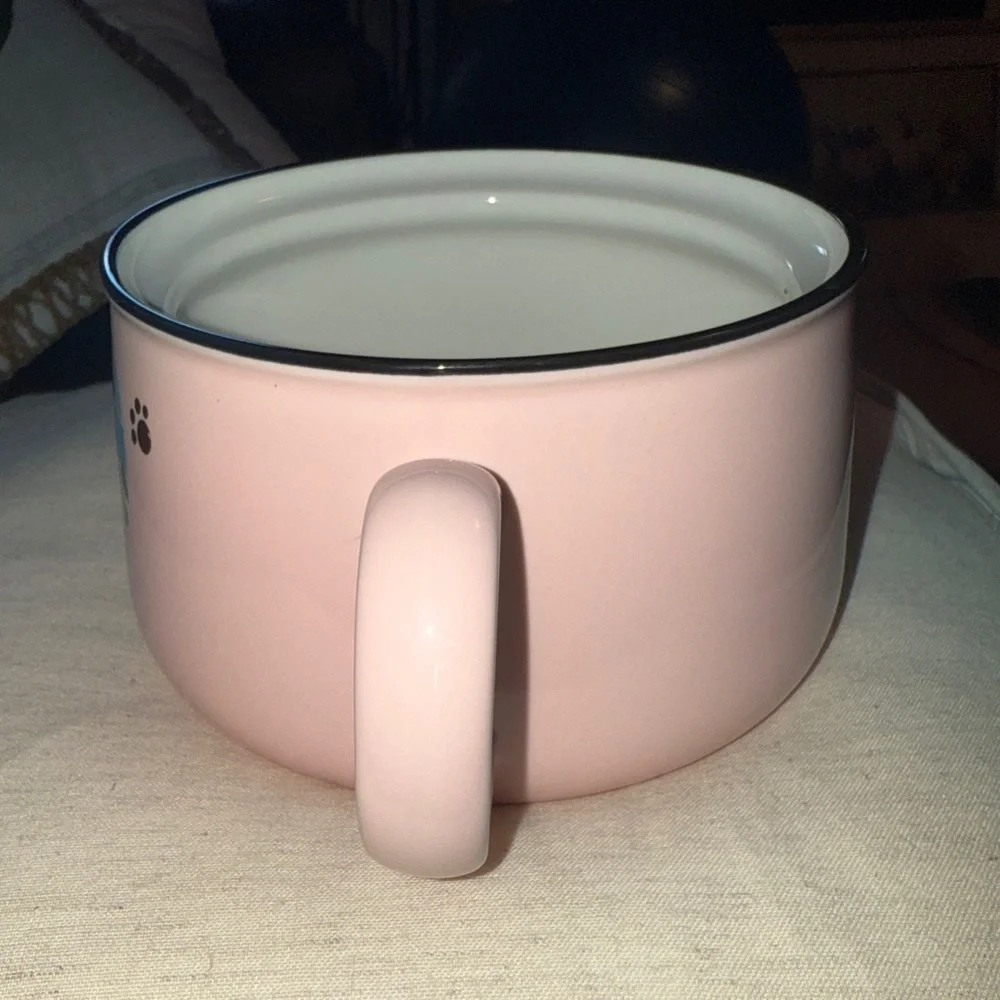 WHJY Cute Ramen Bowl Kitty Ramen Bowl no Lid, Microwavable Ramen Cooker NWOT